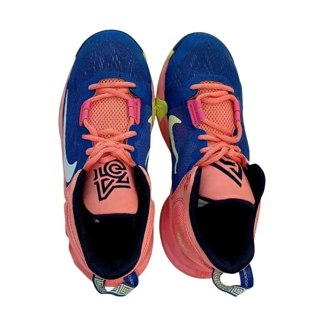 Nike Giannis Immortality 2 Girls Pink & Blue Athletic Sneakers - Size 4.5Y